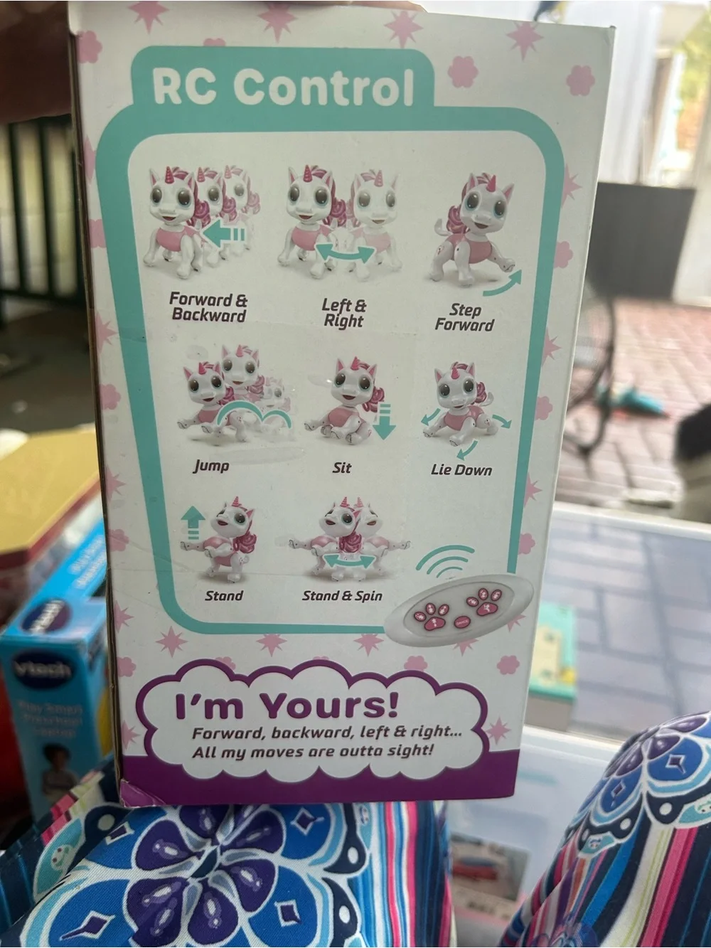 Unicorn Smart Bot - Pink and White Interactive Toy